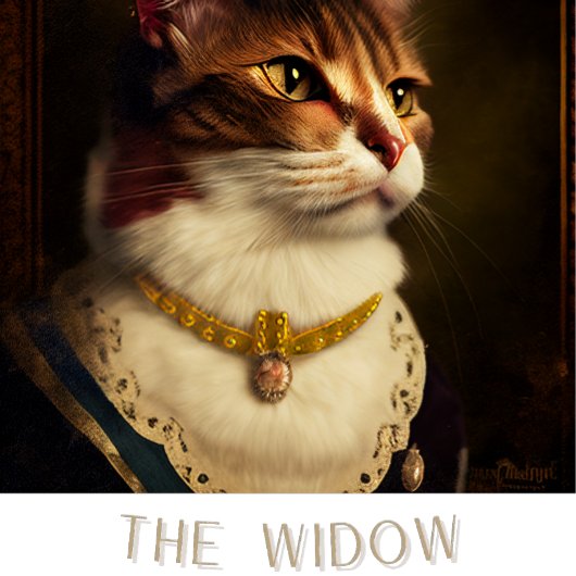 DE WIDOW CAT T-SHIRT