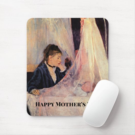 De wieg, beroemd schilderij, muismat (Met muis)