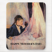 De wieg, beroemd schilderij, muismat (Voorkant)