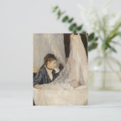 De wieg | Berthe Morisot Briefkaart (Staand voorkant)
