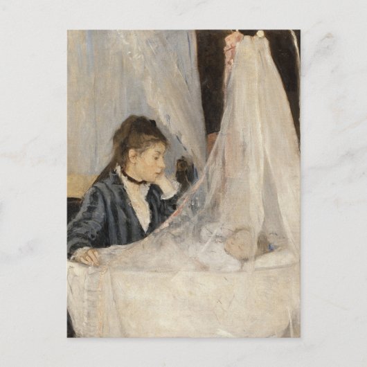 De wieg | Berthe Morisot Briefkaart (Voorkant)