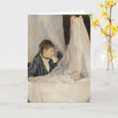 De wieg | Berthe Morisot Kaart (Gele Bloem)