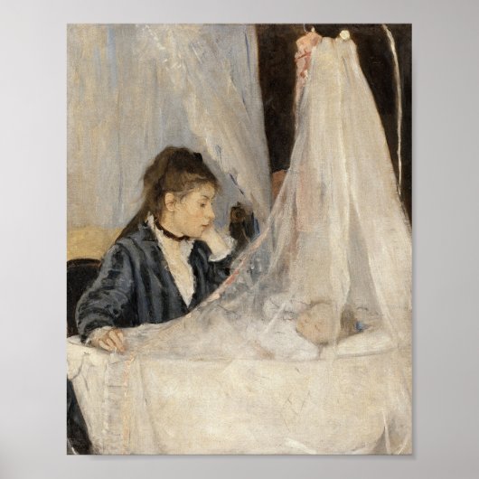 De wieg | Berthe Morisot Poster (Voorkant)