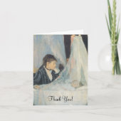 De wieg door Berthe Morisot, Dank je wel Bedankkaart (Voorkant)