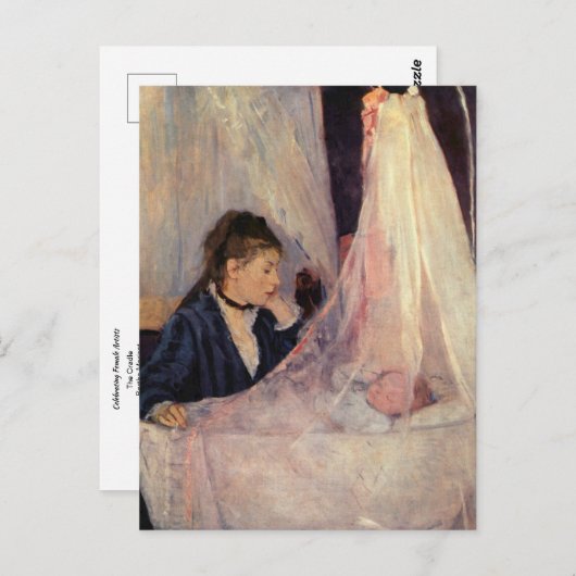 De wieg van Berthe Morisot Briefkaart (Voorkant / Achterkant)