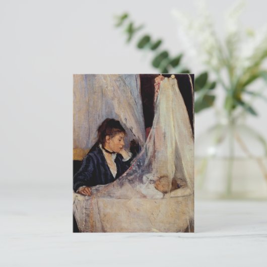 De wieg van Berthe Morisot Briefkaart (Staand voorkant)