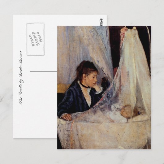 De wieg van Berthe Morisot Briefkaart (Voorkant / Achterkant)