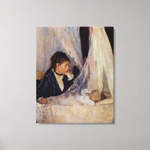 De wieg van Berthe Morisot Canvas Afdruk