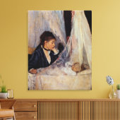 De wieg van Berthe Morisot Canvas Afdruk (Insitu (Woonkamer))