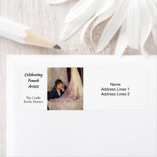 De wieg van Berthe Morisot Etiket (Insitu)