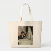 De wieg van Berthe Morisot Grote Tote Bag (Voorkant)