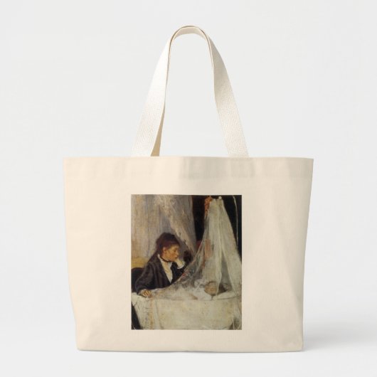 De wieg van Berthe Morisot Grote Tote Bag (Voorkant)