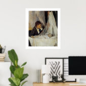 De wieg van Berthe Morisot Poster (Thuiskantoor)