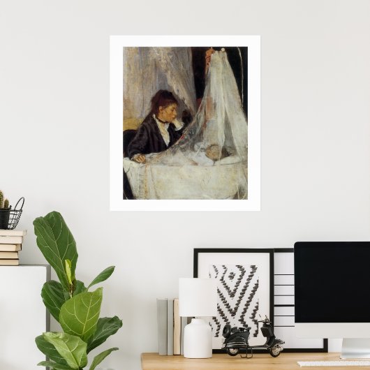 De wieg van Berthe Morisot Poster (Thuiskantoor)