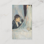 De wieg van Berthe Morisot Visitekaartje (Achterkant)