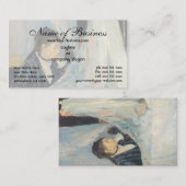 De wieg van Berthe Morisot Visitekaartje (Voorkant / Achterkant)