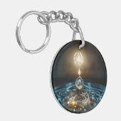 De Wieg van het Leven_Digitale Kunst Sleutelhanger (Voorkant Links)