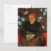 De wiegster (Augustine Roulin) door Vincent van Go Briefkaart (Voorkant / Achterkant)
