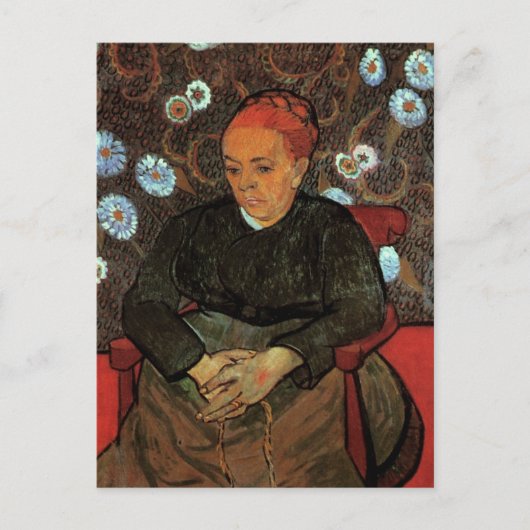 De wiegster (Augustine Roulin) door Vincent van Go Briefkaart (Voorkant)