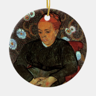 De wiegster (Augustine Roulin) door Vincent van Go Keramisch Ornament