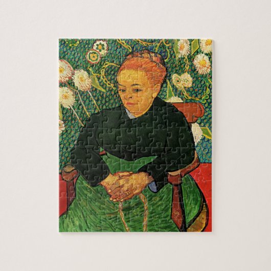 De wiegster (Augustine Roulin) door Vincent van Go Legpuzzel (Verticaal)