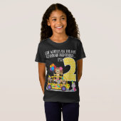 De wielen op de bus, 2e verjaardag, 2 jaar oud t-shirt (Voorkant volledig)