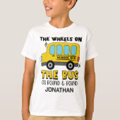 De wielen op de bus Go Round & Round T-shirt (Voorkant)