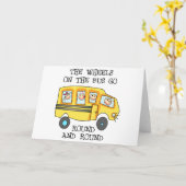 De wielen op de bus kaart (Gele Bloem)