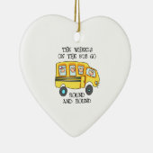 DE WIELEN OP DE BUS KERAMISCH ORNAMENT (Rechts)