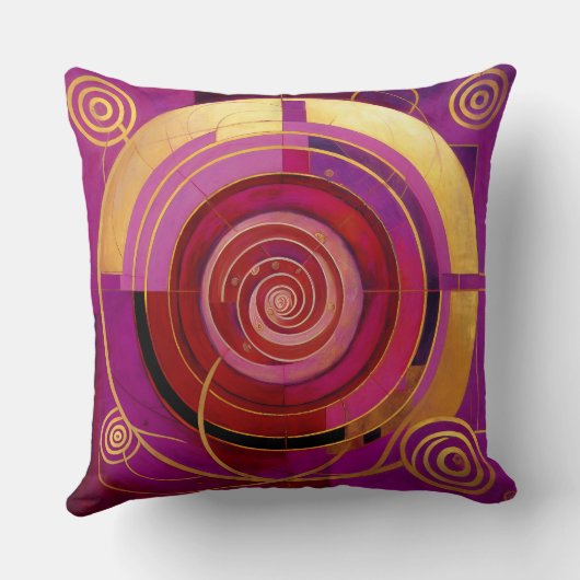 De wielen van tijdkussen kussen (Achterkant)