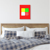 De Wielertrui 3 Rood Canvas Afdruk (Insitu (Slaapkamer))