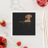 De Wiener Whisperer Funny Dachshund Servet (Insitu)
