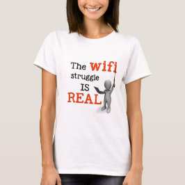 De WiFi-verbinding is echt T-shirt