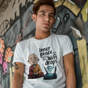De WiFi Whisperer Funny Tech – Geek Humor T-shirt