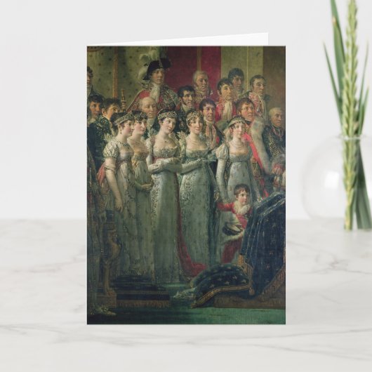 De Wijding en Josephine van Napoleon Kaart (Voorkant)