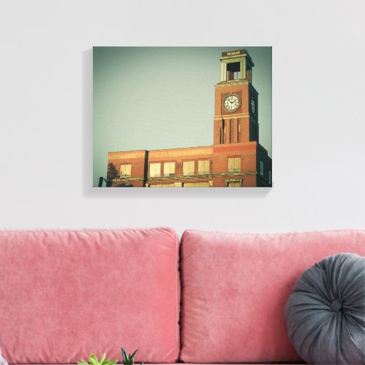 De wijk Ravenswood van Chicago Canvas Afdruk (Insitu (Woonkamer))