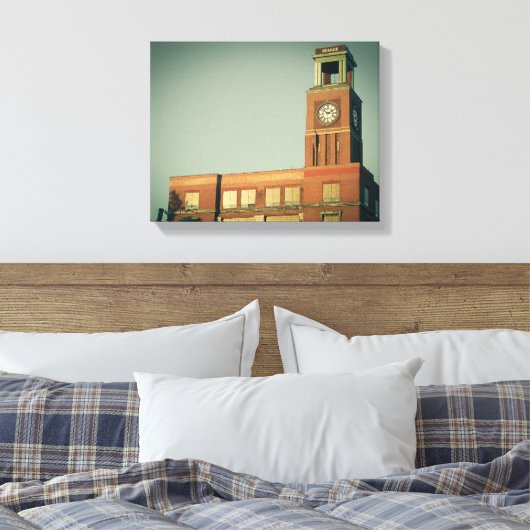 De wijk Ravenswood van Chicago Canvas Afdruk (Insitu (Slaapkamer))