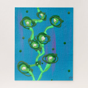 De wijn - Abstract schilderen Legpuzzel