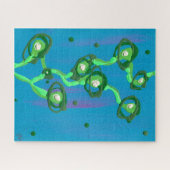De wijn - Abstract schilderen Legpuzzel (Horizontaal)