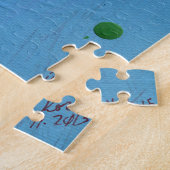 De wijn - Abstract schilderen Legpuzzel (Zijkant)