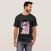 De wijn Drink funny Couple Cat Tarot Card Cres T-shirt (Voorkant volledig)