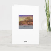 De wijn en de Druif juichen Gelukkige Verjaardag Kaart (Achterkant)