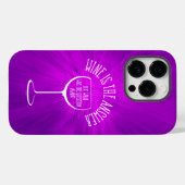 De wijn is het antwoord Hoesje-Mate iPhoneGeval Case-Mate iPhone Case (Achterkant (horizontaal))