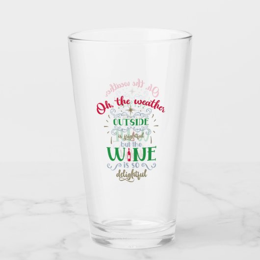 De wijn is zo mooi glas (Voorkant)