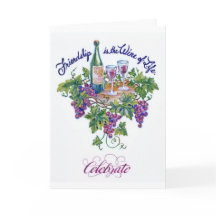 De Wijn van de vriendschap van de Kaart van het