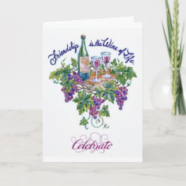 De Wijn van de vriendschap van de Kaart van het