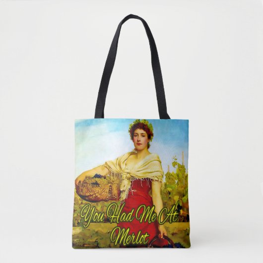 De wijn van Philip Calderon Tote Bag (Voorkant)