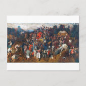 De wijn van Sint-Maarten, Pieter Bruegel Briefkaart (Voorkant)