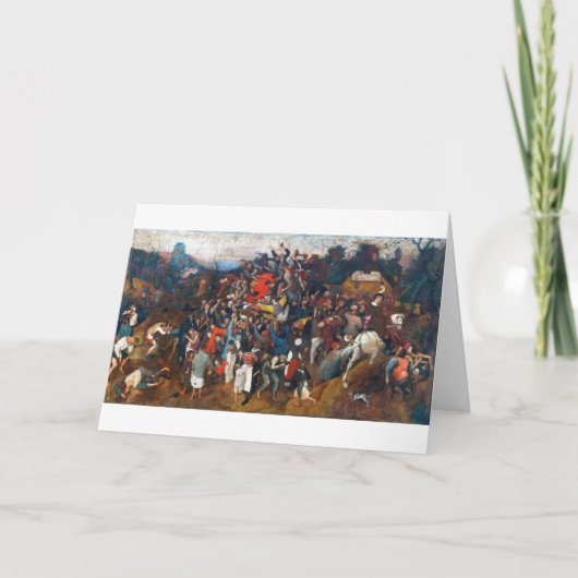 De Wijn van Sint-Maarten, Pieter Bruegel Kaart (Voorkant)