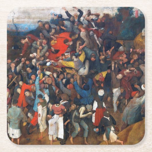 De wijn van Sint-Maarten, Pieter Bruegel Kartonnen Onderzetters (Voorkant)